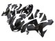 2006-2007 Matte Black Glossy Black Kawasaki ZX10R Motorcycle Fairings