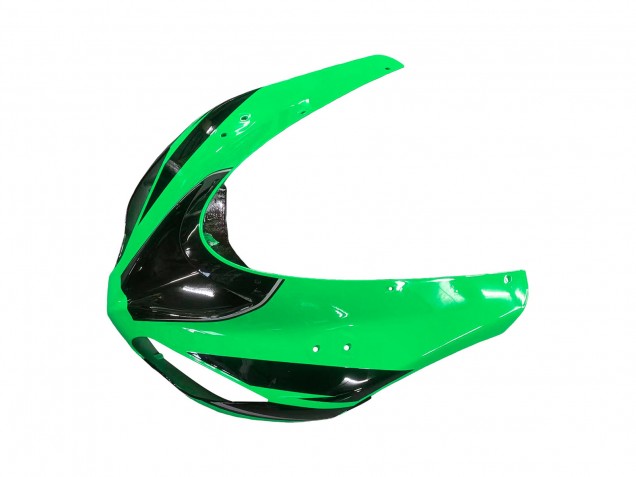 2006-2007 Green White Black Kawasaki ZX10R Motorcycle Fairing Kits