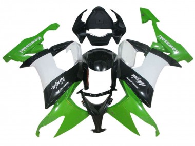 2006-2007 Green White Black Kawasaki ZX10R Motorcycle Fairing