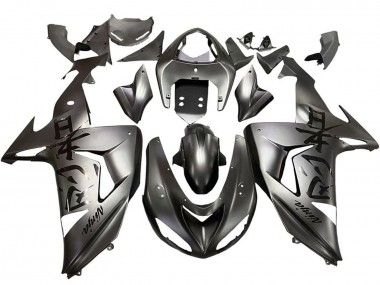 2006-2007 Matte Grey Kawasaki ZX10R Motorcycle Fairings