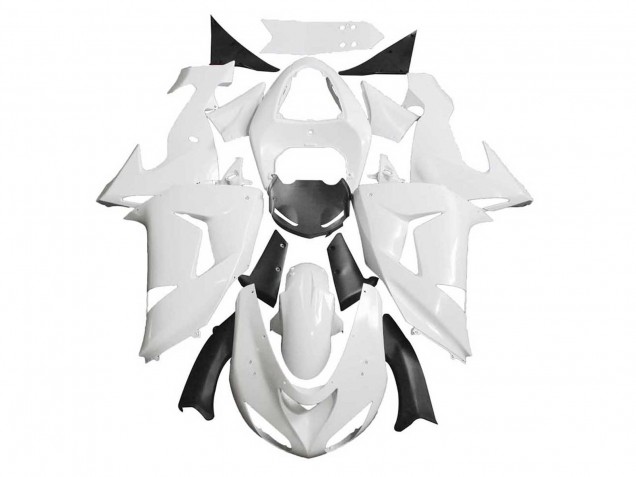 2006-2007 Unpainted Kawasaki ZX10R Motorcycle Fairings