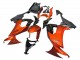 2008-2010 Burnt Orange Black Kawasaki ZX10R Motorcycle Fairings