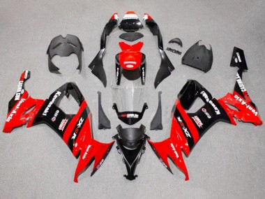 2008-2010 Red Black Kick Elf Kawasaki ZX10R Motorcycle Fairings