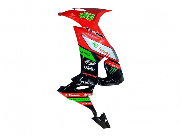 2008-2010 Red Green Black Kawasaki ZX10R Motorcycle Fairings