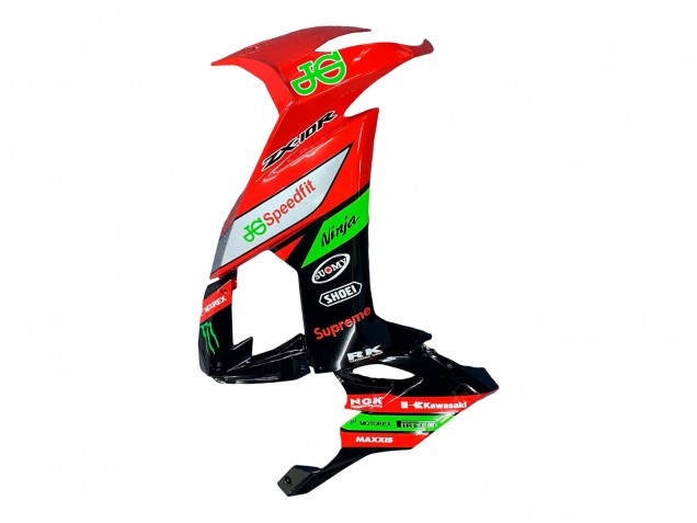 2008-2010 Red Green Black Kawasaki ZX10R Motorcycle Fairings