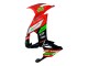 2008-2010 Red Green Black Kawasaki ZX10R Motorcycle Fairings