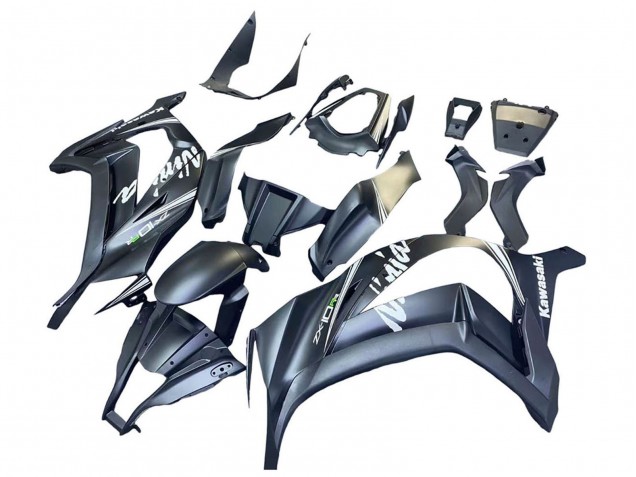 2011-2015 Matte Grey White Green Kawasaki ZX10R Motorcycle Fairings