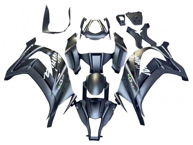 2011-2015 Matte Grey White Green Kawasaki ZX10R Motorcycle Fairings
