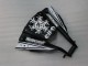 2011-2015 Glossy Black White Elf Snow Decal Kawasaki ZX10R Motorcycle Fairings