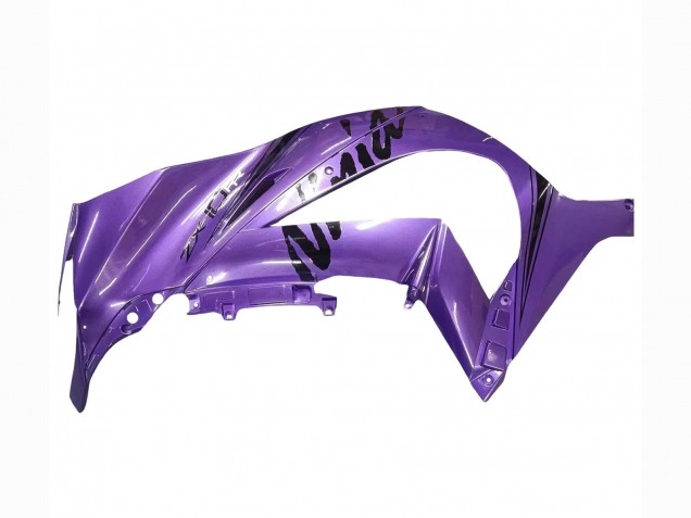 2011-2015 Purple Matte Black Kawasaki ZX10R Motorcycle Fairing