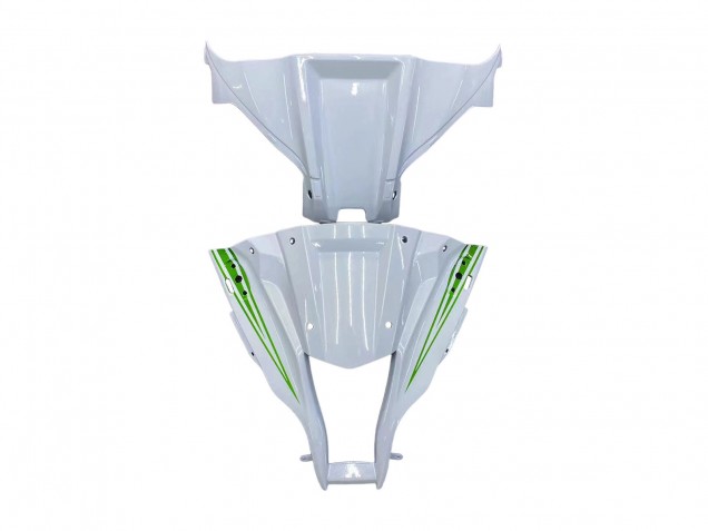 2011-2015 White Green Stripe Black Ninja Kawasaki ZX10R Motorcycle Fairings