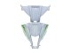 2011-2015 White Green Stripe Black Ninja Kawasaki ZX10R Motorcycle Fairings