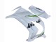 2011-2015 White Green Stripe Black Ninja Kawasaki ZX10R Motorcycle Fairings