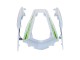 2011-2015 White Green Stripe Black Ninja Kawasaki ZX10R Motorcycle Fairings