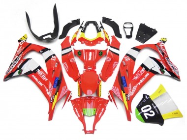 2011-2015 Red Yellow White Black Green Blue Trick Star 02 Kawasaki ZX10R Motorcycle Fairings