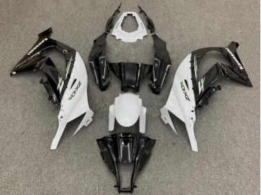 2011-2015 White Glossy Black Green Kawasaki ZX10R Motorcycle Fairings