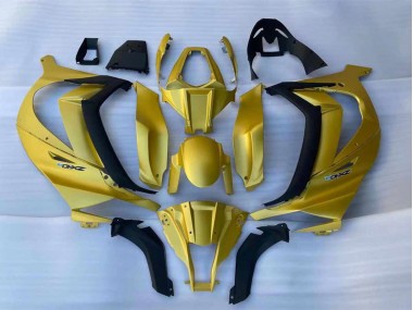 2011-2015 Gold Black Kawasaki ZX10R Motorcycle Fairings