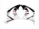 2011-2015 White Glossy Black Matte Black Red Kawasaki ZX10R Motorcycle Fairings