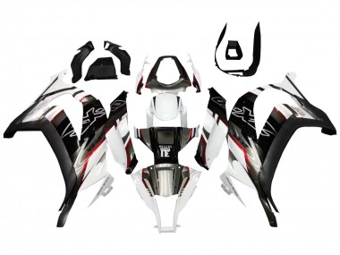 2011-2015 White Glossy Black Matte Black Red Kawasaki ZX10R Motorcycle Fairings