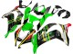 2016-2020 Green Yellow Red Black Elf Monster Kawasaki ZX10R Motorcycle Fairings
