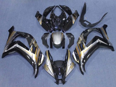 2016-2020 Glossy Black Silver Gold 93 Kawasaki ZX10R Motorcycle Fairings