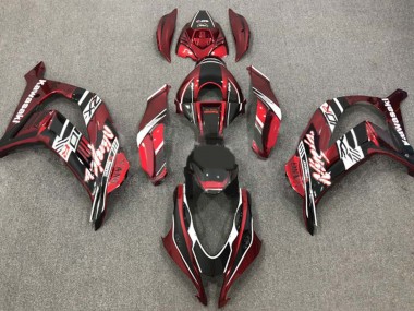 2016-2020 Marron Red White Glossy Black Kawasaki ZX10R Motorcycle Fairings