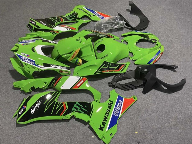 2021-2026 Green White Blue Black Red Showr Elf Mouldings Monster Kawasaki ZX10R Motorcycle Fairings