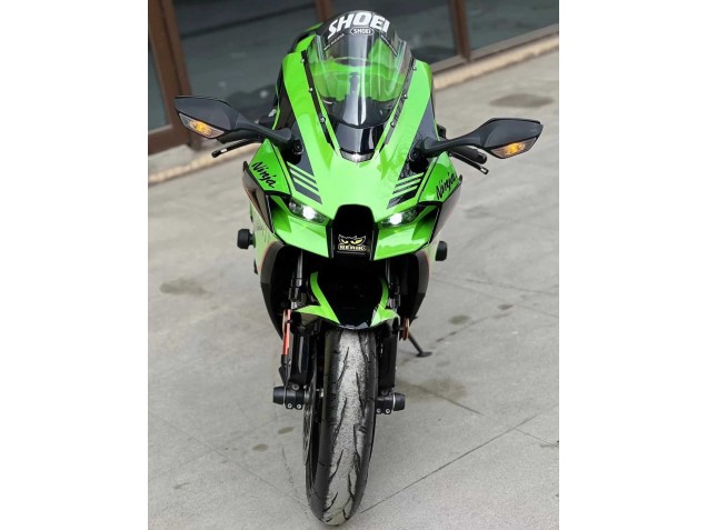 2021-2025 Green Glossy Black Kawasaki ZX10R Motorcycle Fairings
