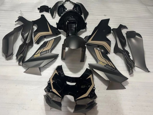 2021-2026 Matte Black Glossy Black Brown Kawasaki ZX10R Motorcycle Fairings