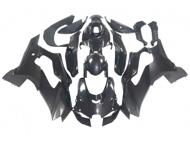 2021-2025 Black Carbon Fiber Kawasaki ZX10R Motorcycle Fairings