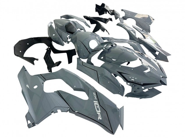 2021-2025 Grey Kawasaki ZX10R Motorcycle Fairings