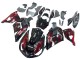 2006-2011 Glossy Black Red Flame Kawasaki ZX14R ZZR1400 Motorcycle Fairing Kits