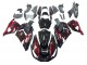 2006-2011 Glossy Black Red Flame Kawasaki ZX14R ZZR1400 Motorcycle Fairing Kits