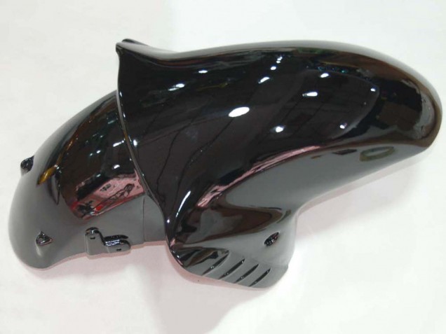 2006-2011 Glossy Black Gold Flame Kawasaki ZX14R ZZR1400 Motorcycle Fairings