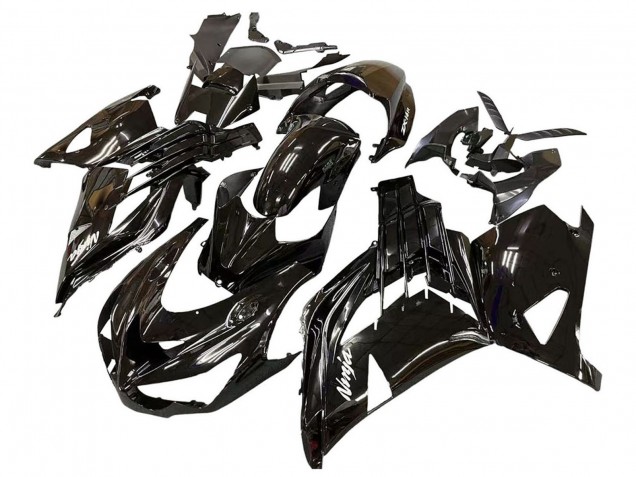 2012-2024 Glossy Black Matte Black White Ninja Kawasaki ZX14R ZZR1400 Motorcycle Fairings