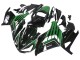 2012-2024 Green Glossy Black Stripe Kawasaki ZX14R ZZR1400 Motorcycle Fairings