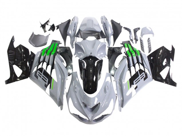 2012-2024 Grey Green Black Kawasaki ZX14R ZZR1400 Motorcycle Fairings