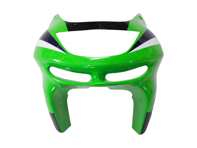 1998-1999 Green White Dark Blue Silver Kawasaki ZX6R Motorcycle Fairings