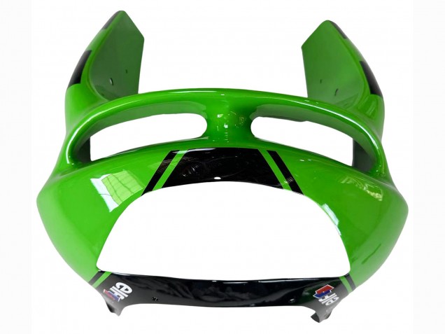 1998-1999 Green Glossy Black Elf Bridgestone Kawasaki ZX6R Motorcycle Fairings