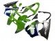 1998-1999 Green White Blue Silver Glossy Black Kawasaki ZX6R Motorcycle Fairings
