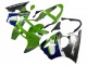 1998-1999 Green White Blue Silver Glossy Black Kawasaki ZX6R Motorcycle Fairings