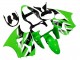 2000-2002 Green White Black Kawasaki ZX6R Motorcycle Fairings