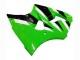 2000-2002 Green White Black Kawasaki ZX6R Motorcycle Fairings