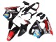 2000-2002 Glossy Black Red Blue Red PlayStation 2 Kawasaki ZX6R Motorcycle Fairings