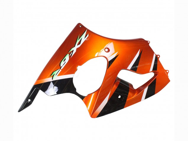 2000-2002 Orange Black Kawasaki ZX6R Motorcycle Fairings