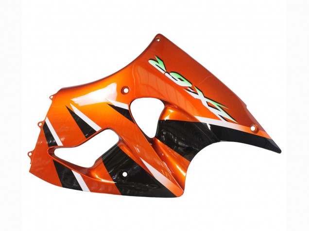 2000-2002 Orange Black Kawasaki ZX6R Motorcycle Fairings