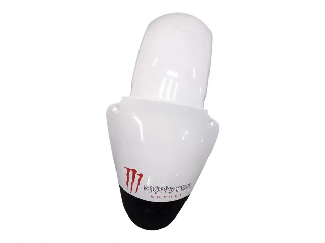 2000-2002 White Black Red Monster Kawasaki ZX6R Motorcycle Fairings