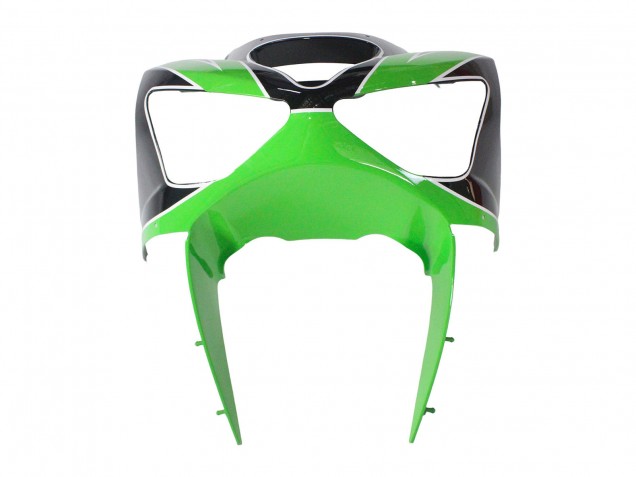2003-2004 Green White Black Kawasaki ZX6R Motorcycle Fairings