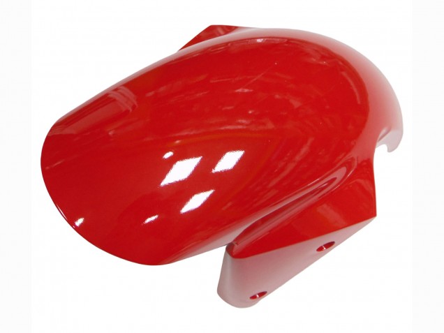 2003-2004 White Red Kawasaki ZX6R Motorcycle Fairings