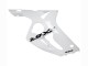 2003-2004 White Black Decals Kawasaki ZX6R Motorcycle Fairings